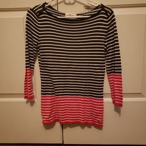 Vinyard Vines long sleeve striped tee sz XS Blue/Red